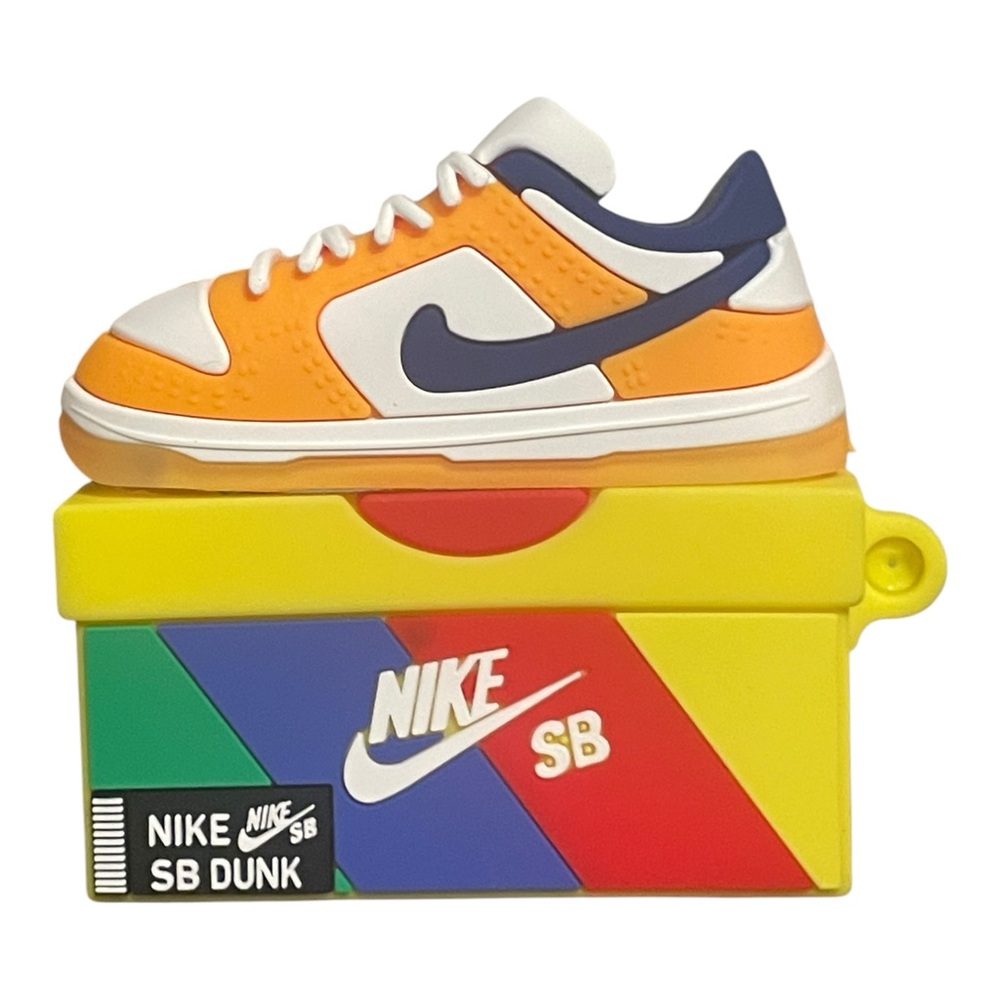 Nike SB Orange and Blue Sneaker AirPod Pro 1/2 Gen Case